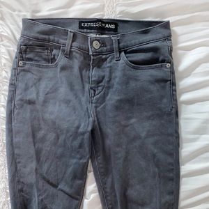 Express Skinny Gray Jeans